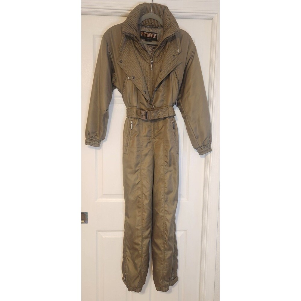 Women's Metropolis By Couloir Snow Suit Ski Green Size 2 Small Insulated Jacket